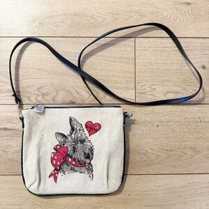 Brighton canvas mini crossbody.